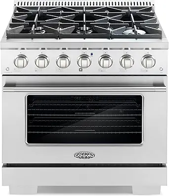 36 gas range oven 
