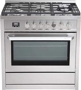 36 gas range oven 
