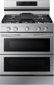 double oven gas range