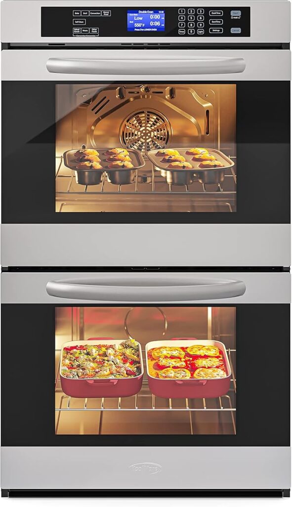 double oven electric range